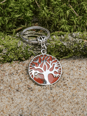 
Red Jasper keychain